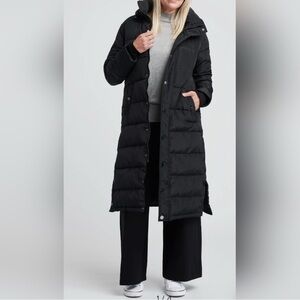 Free people universal standard Women's Black Puffer Coat